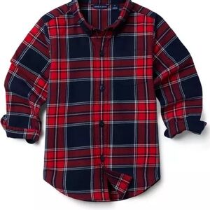 Janie & Jack Boys Tartan Flannel Shirt size 3 - used once